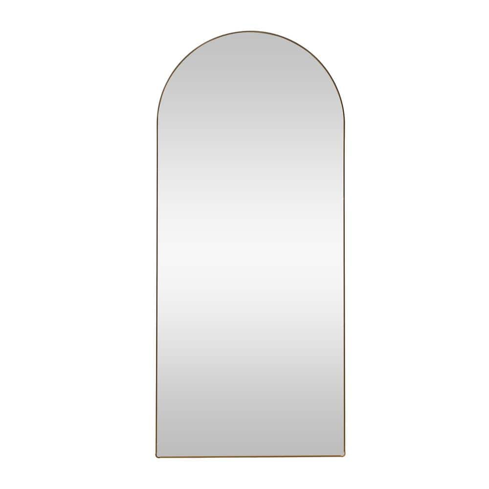Gold 23.2 in. W x 64.9 in. H Arched the 3rd Generation Aluminum Alloy Metal