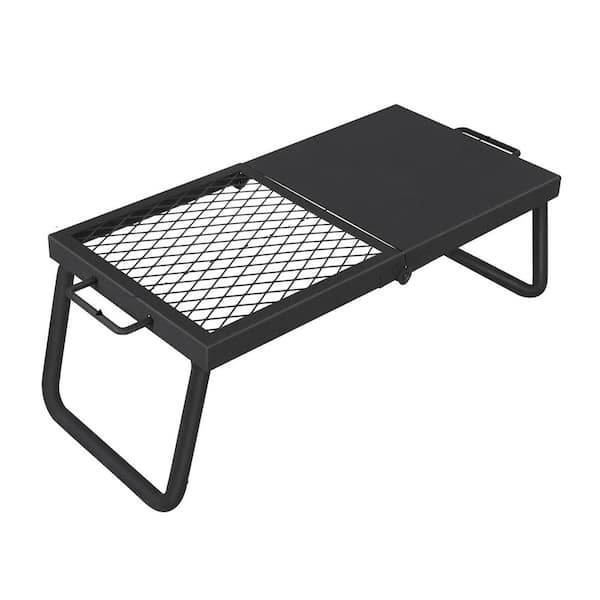 22.4"x11. 2" Folding Campfire Grill for Outdoor Picnic Open Flame Cooking BBQ