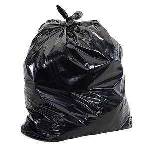 32 in. x 244 ft. 4 Mil Black Low-Density Trash Bags (1-Roll/Case)