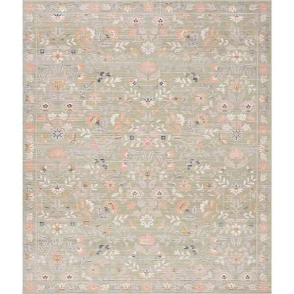 Crestwood Sage 8 ft. x 10 ft. Oriental Indoor Area Rug