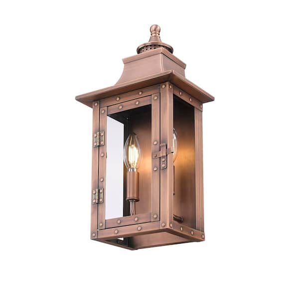 Acclaim Lighting St. Charles Collection 2-Light Copper Patina