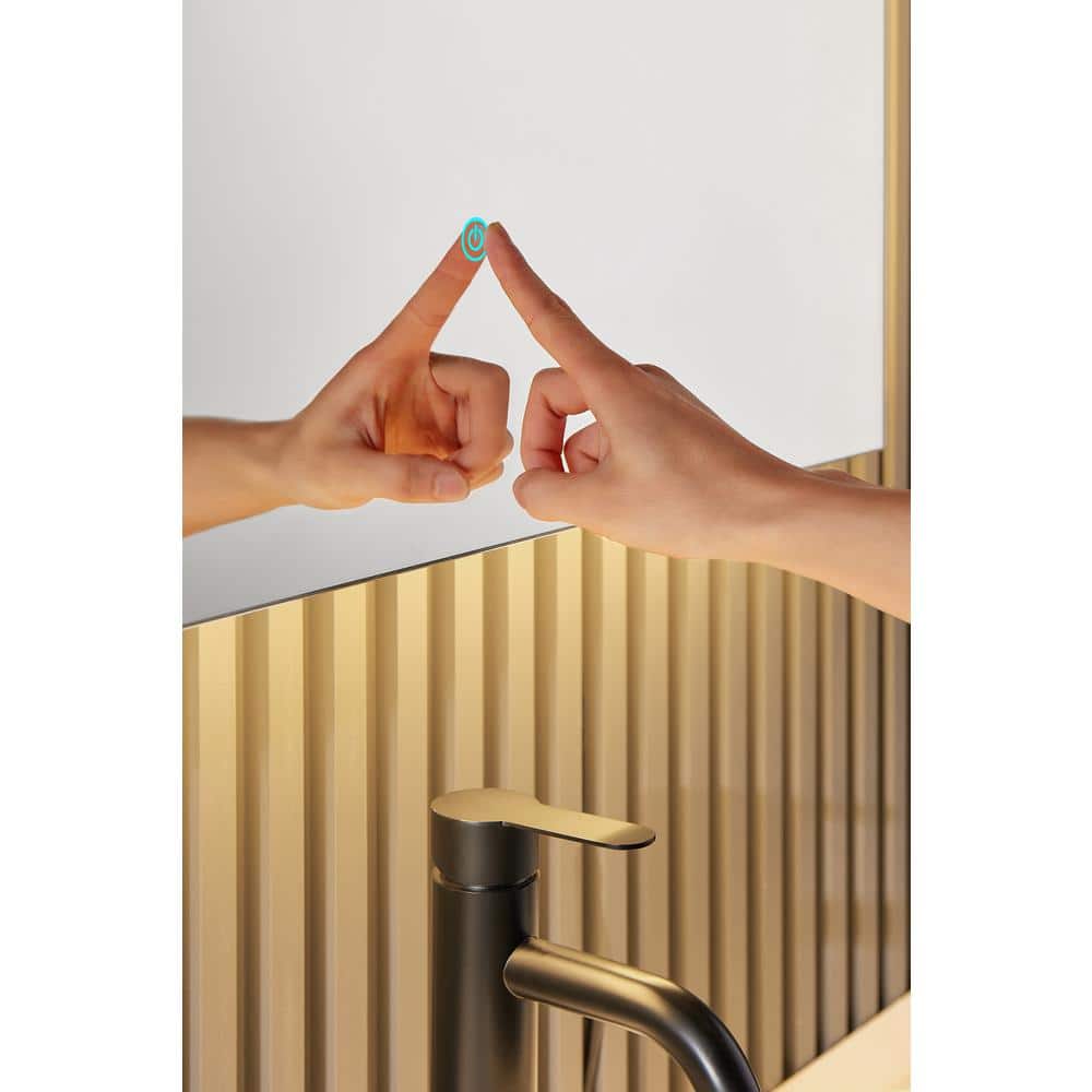 Stellar Frameless LED Bathroom Vanity Mirror with Bluetooth Speaker