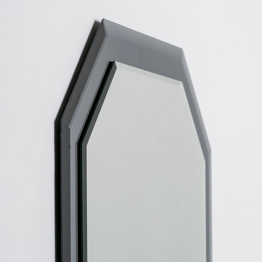 Grella Octagonal Frameless Wall Mirror 31.5" x 23.6"