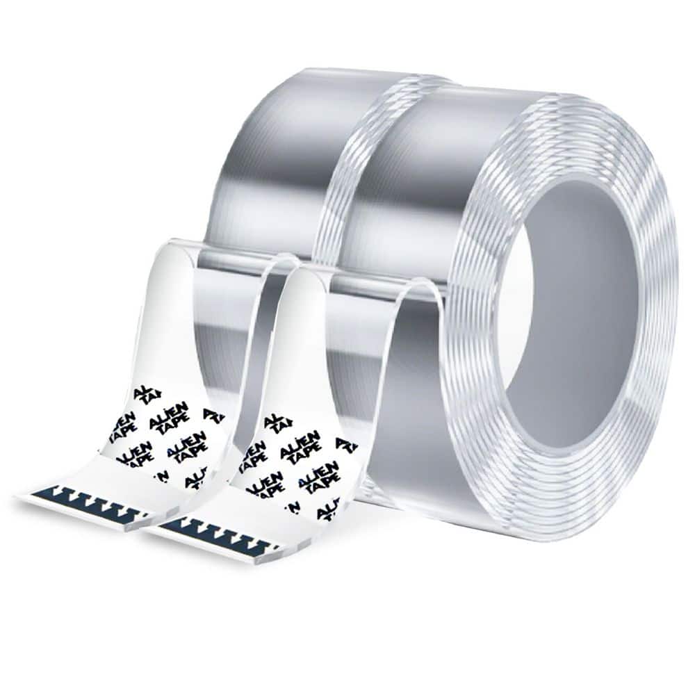 As Seen on TV Alien Tape 7 ft. Reusable Double-Sided Multi-Surface Tape (2-Pack)