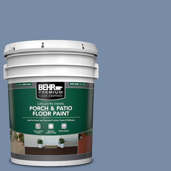 BEHR PREMIUM 5 gal. #590F-5 Magic Spell Low-Lustre Enamel Interior/Exterior Porch and Patio Floor Paint