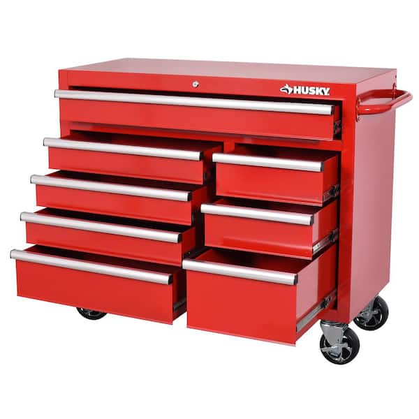 レッドモジョ（サンプル） Husky Standard Duty 42 in. 8-Drawer Red Rolling Tool Cabinet