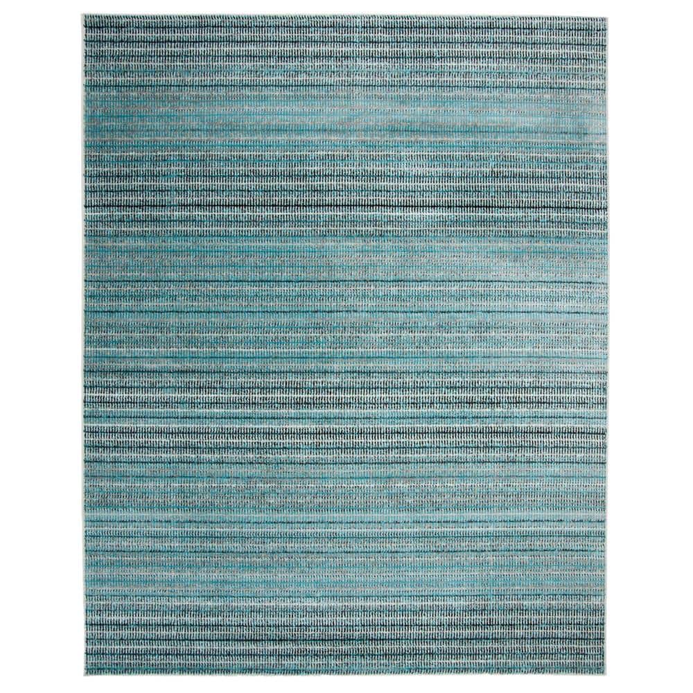 Skyler Blue/Gray 8 ft. x 10 ft. Striped Area Rug price history on PriceWatchPro