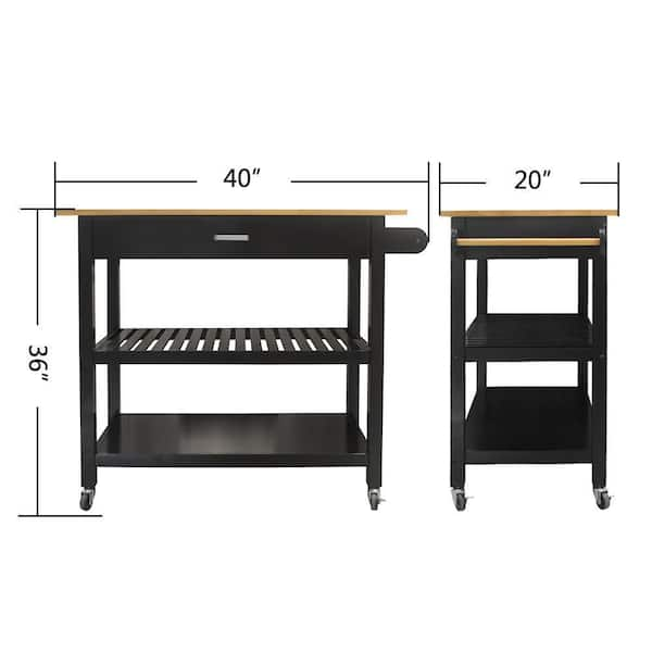 Storage Groceries Kitchen Island Food Black Shelf Serving Storage Islands  Organizer Mobile Werkzeugwagen Auxiliary Furniture