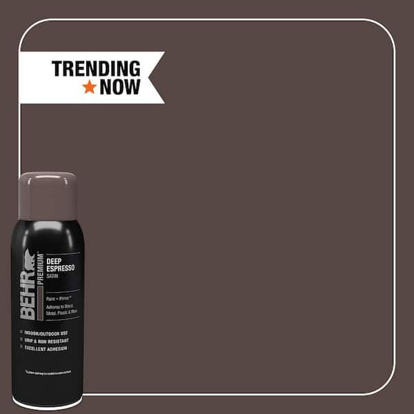 12 oz. #SP-101 Deep Espresso Satin Interior/Exterior Spray Paint and Primer Aerosol
