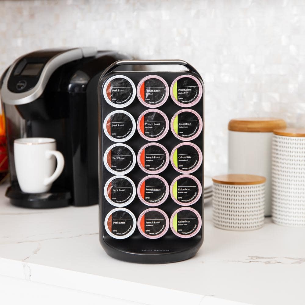 Black High Impact Polystyrene Coffee Pod Holder for 30 Capsules