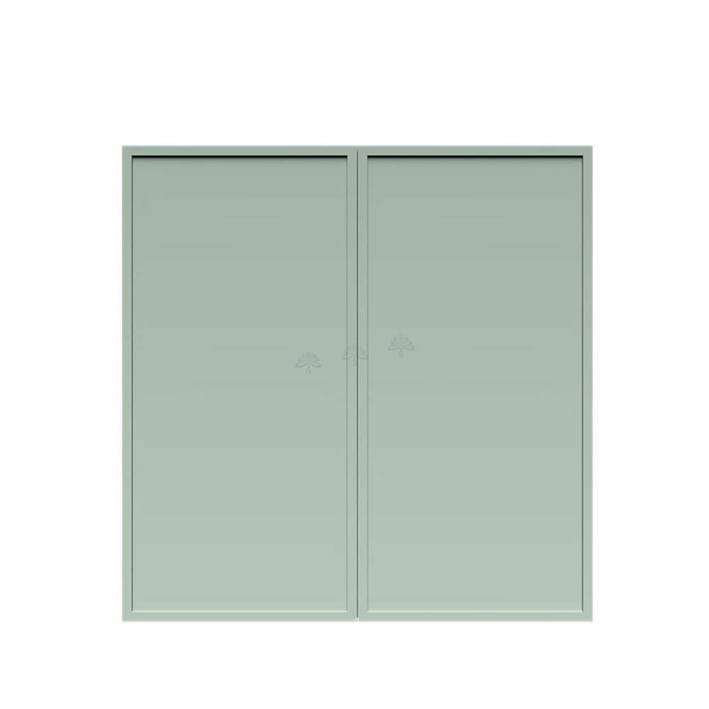 Slim Shaker Assembled 27 in. W x 30 in. H x 12 in. D Wall Kitchen Cabinet in Green price history on PriceWatchPro