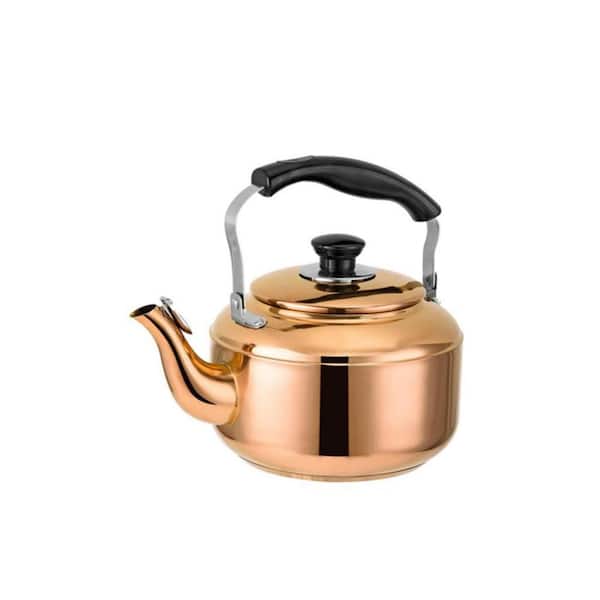 LavoHome 12-Cup 3L Stainless Steel Copper Stove Top Tea Kettle