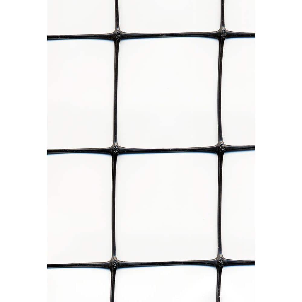 Tenax Black 4' x 100' Plastic Pet Fence
