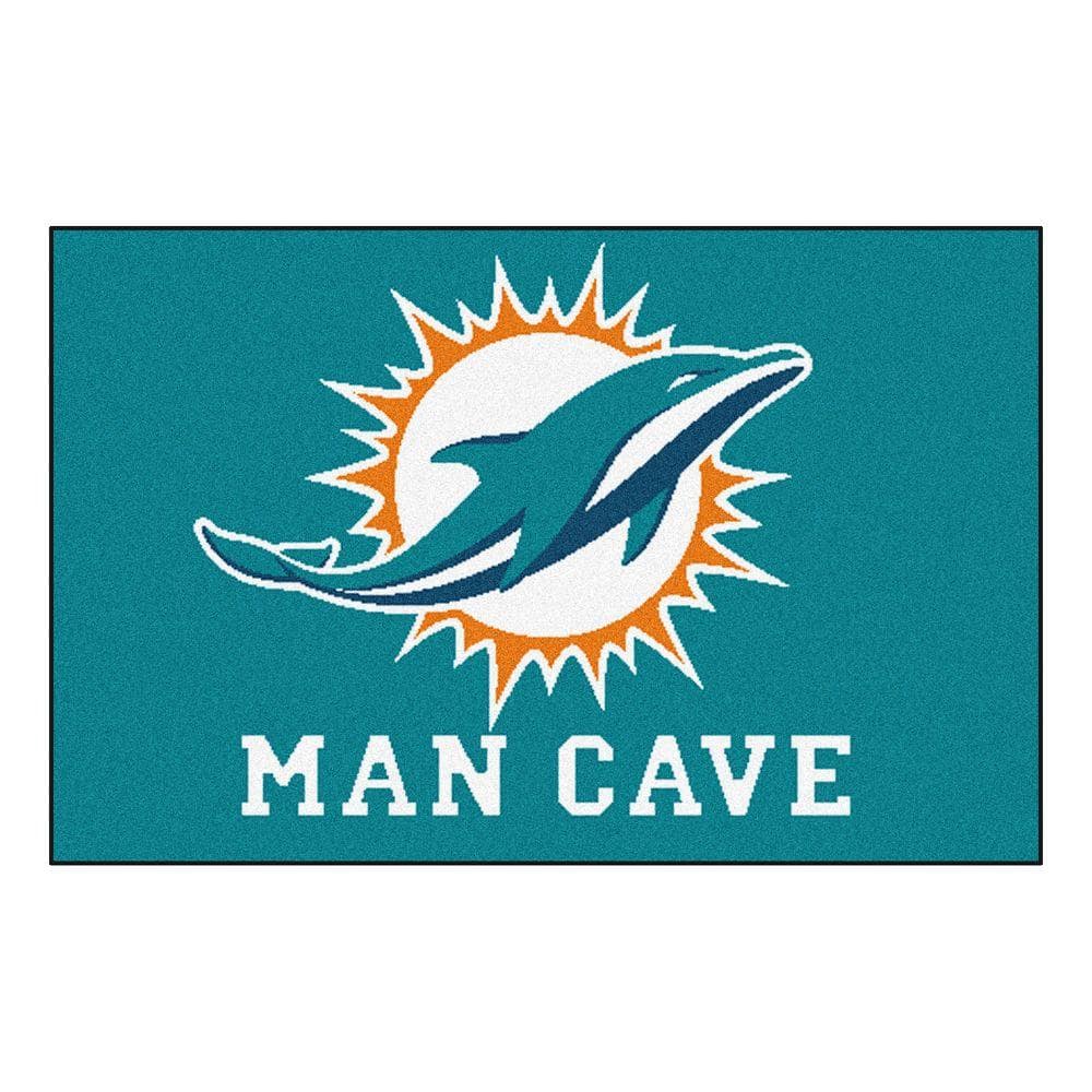 NFL - Miami Dolphins Uniform Starter Rug 19x30 