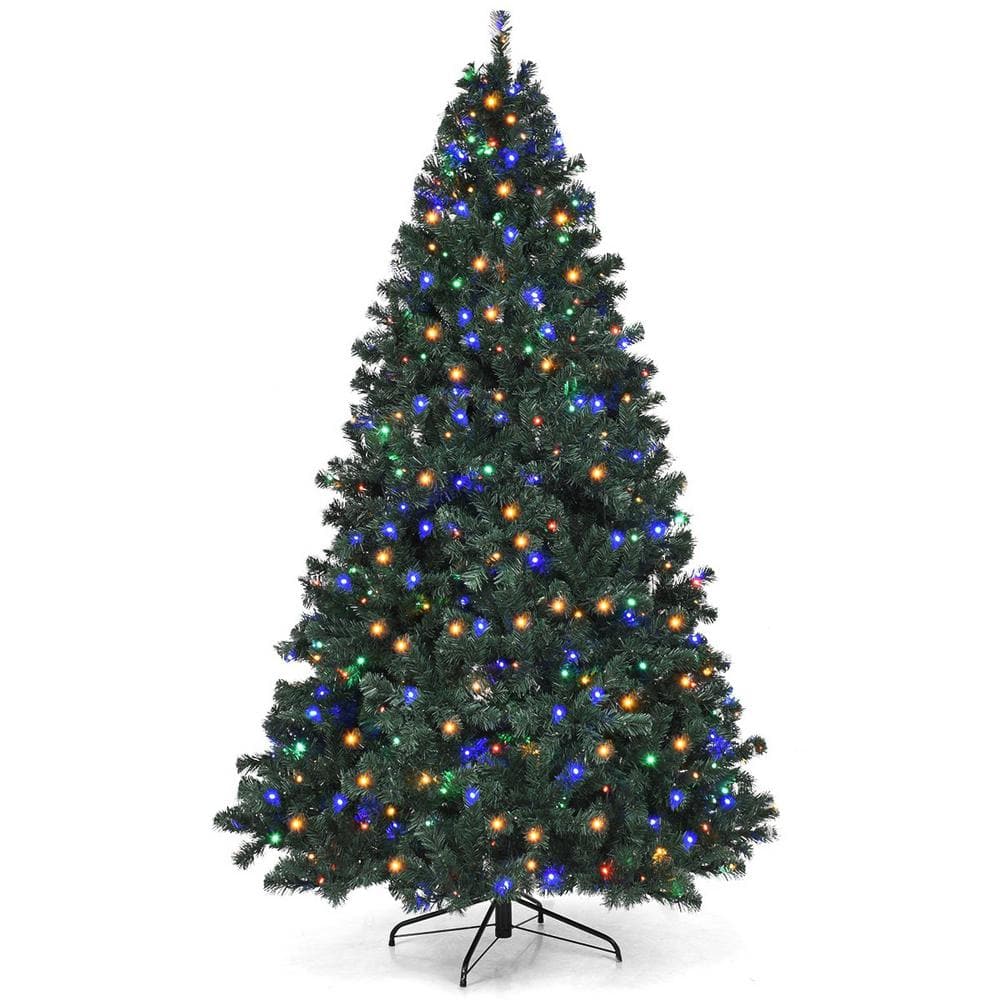 7 Foot Tribeca Blue Spruce Artificial Christmas Tree 550 LED Lights