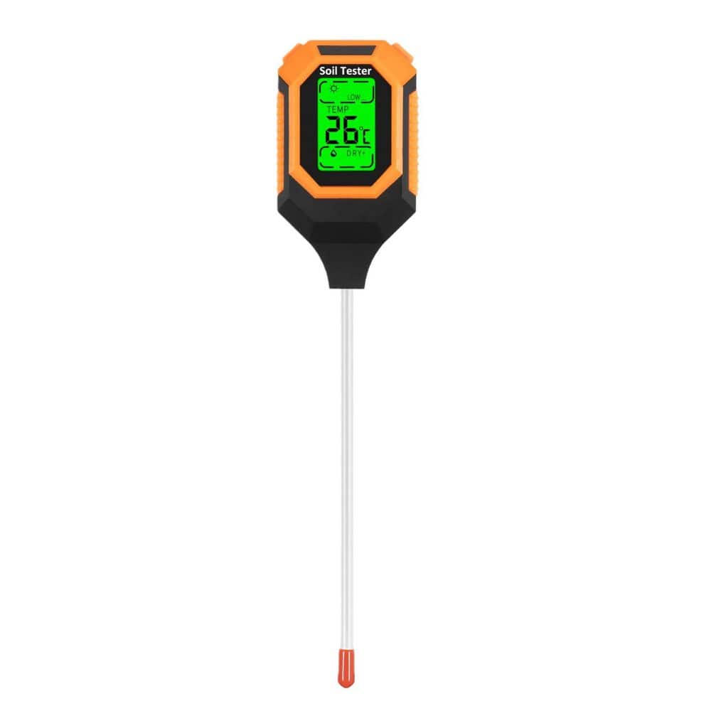4-in-1 Soil Moisture Meter Digital PH Meter, Soil Moisture, Plant Temperature, Sunlight Intensity, Backlight LCD Display price history on PriceWatchPro