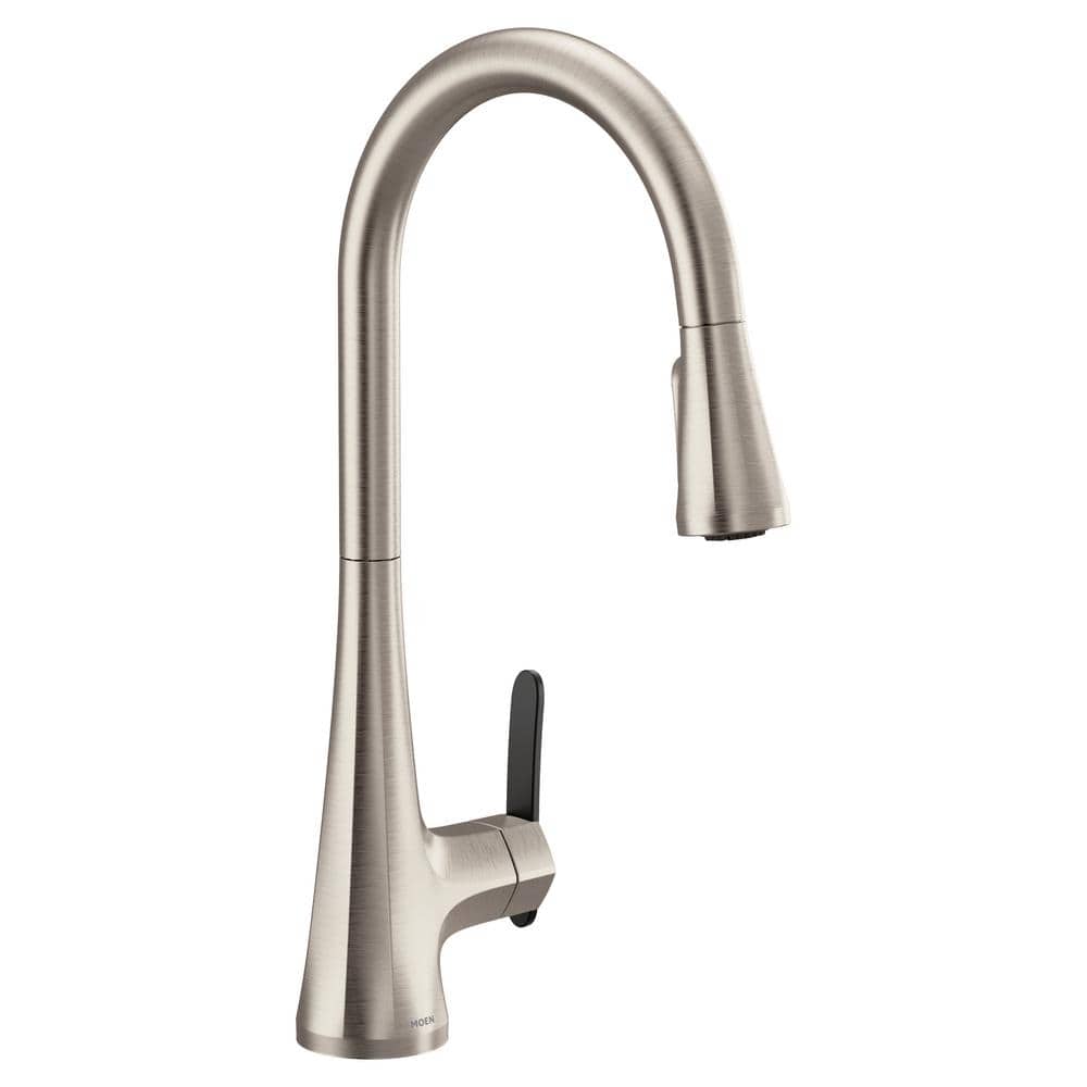 Sinema Spot Resist Stainless 17.75 in. H Pull Down Sprayer Kitchen Faucet with 360° Spout Swivel price history on PriceWatchPro