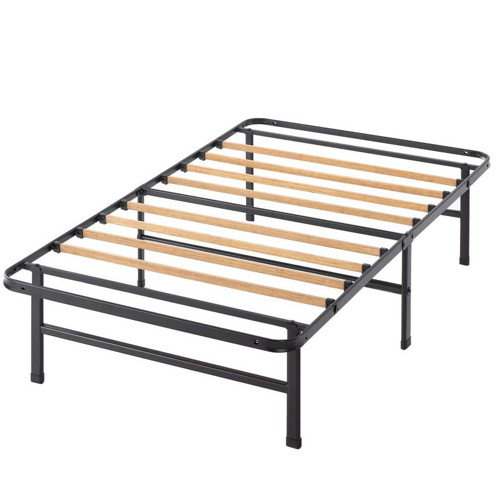 Zinus SmartBase Black Metal Frame Twin XL Essential Mattress Platform ...