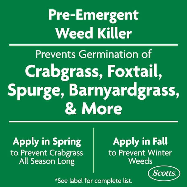 Halts Crabgrass and Grassy Weed Preventer 10.06 lbs. 5,000 sq. ft. For Use on Lawns, Also Prevents Henbit and Chickweed
