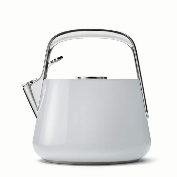  Caraway 2 Quart Whistling Tea Kettle - Durable Stainless Steel  Tea Pot - Fast Boiling, Stovetop Agnostic - Non-Toxic, PTFE & PFOA Free -  Includes Pot Holder - Cream: Home & Kitchen