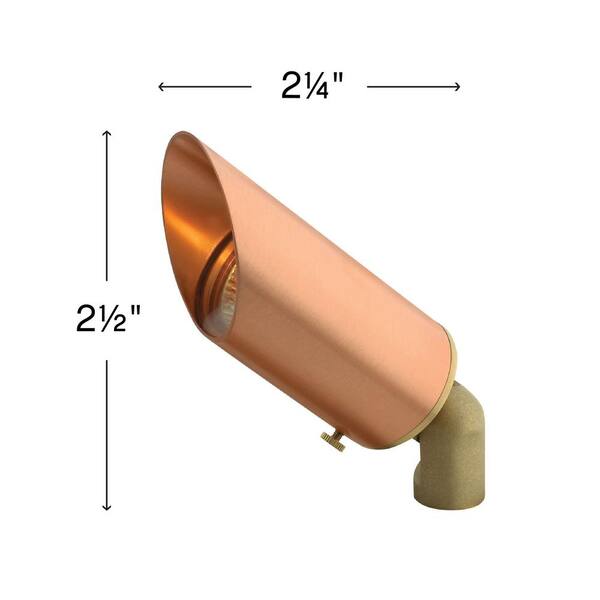 Hinkley Lighting - Low-Voltage 50-Watt Copper Outdoor Spot Light