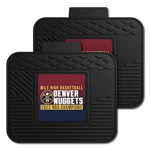 Denver Nuggets 2023 NBA Finals Champions 2X3 Back Seat Car Utility Mats 2-Piece Set