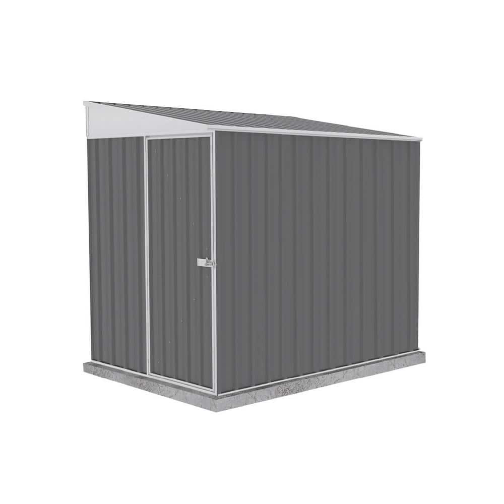 Durango 5 ft. W x 7 ft. D Metal Bike Shed in Woodland Gray with SNAPTiTE As