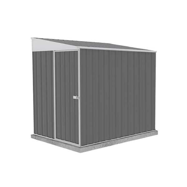 ABSCO Durango 5 ft. W x 7 ft. D Metal Bike Shed in Woodland Gray with SNAPTiTE Assembly System (36 sq. ft.)