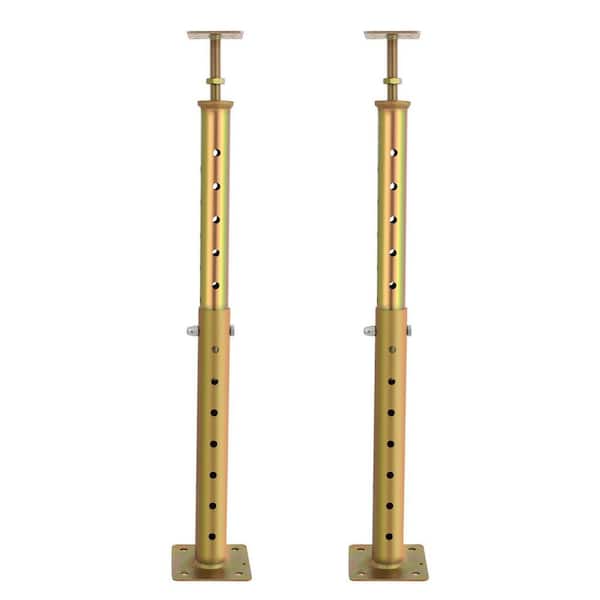 2-Pieces 18 in. - 36 in. Height Range House Floor Jack Post, Heavy Duty Support Joist Beam