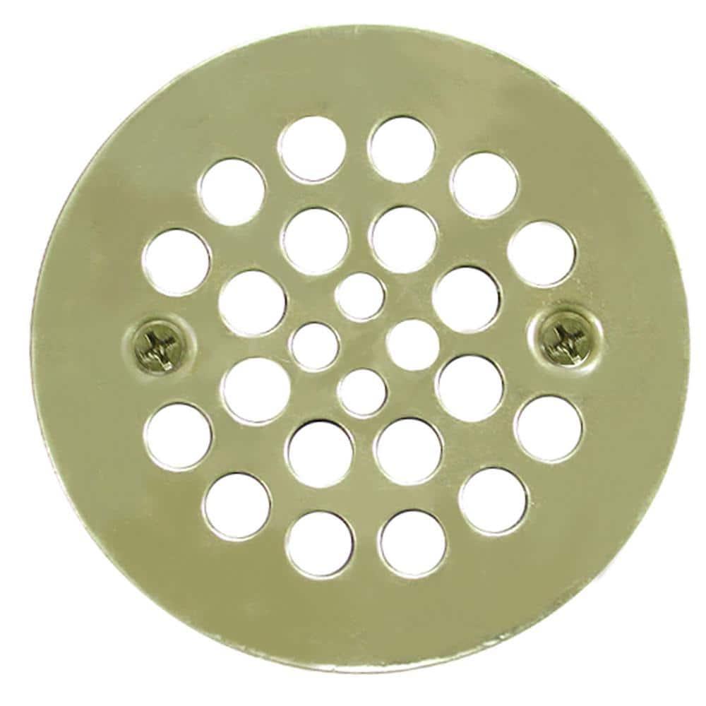 4-1/4 in. Round Replacement Strainer in Satin Nickel with Tapping Screws for Fiberglass Shower Stall Drains price history on PriceWatchPro