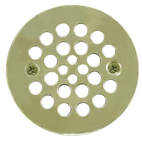 Jones Stephens | Plumbest Brushed Nickel Square Shower Drain Cover, 4 1/4 inch - Floor & Decor