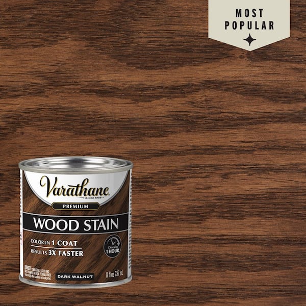 8 oz. Dark Walnut Premium Fast Dry Interior Wood Stain