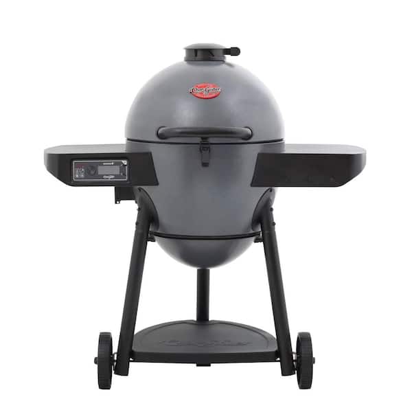 Char-Griller Akorn Auto-Kamado 20-inch Digital WiFi Charcoal Grill in Gray