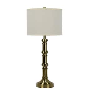 海外製　スタンドライト　Fangio Lighting Fangio Lighting 24.25-30 in. Adjustable Antique Brass Metal