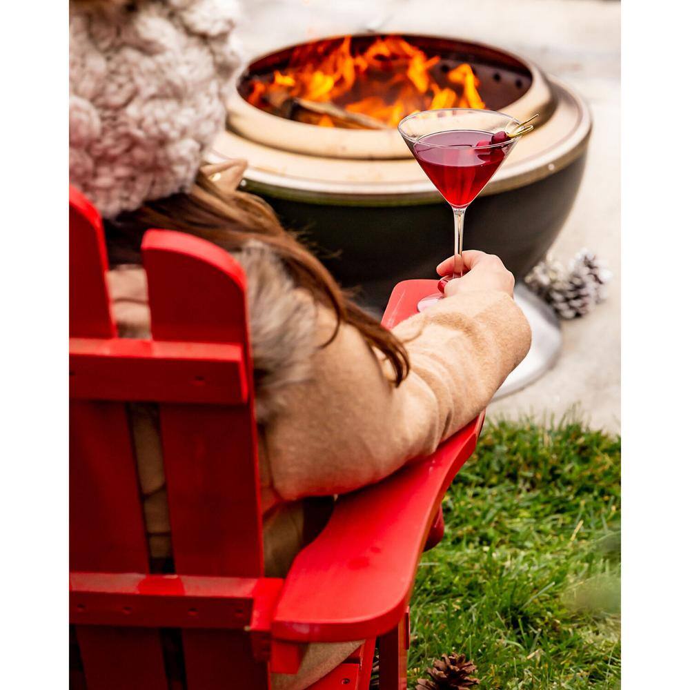 Cuisinart 25" Black Stainless Steel Smokeless Fire Pit