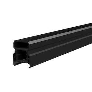 Compass 8 ft. Classic Top Rail Matte Black 73054998