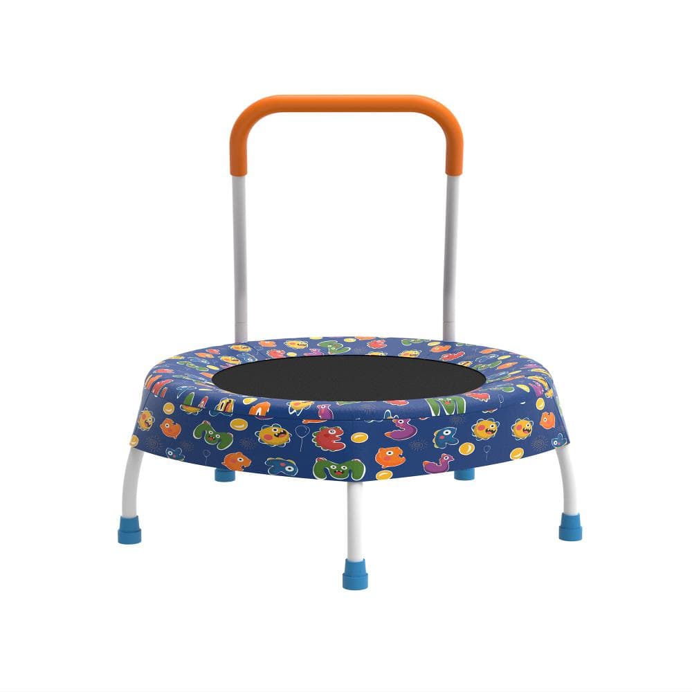 28-Inch Toddler Trampoline with Handle for Kids 1+, Indoor Outdoor Baby Gift for Boys Girls price history on PriceWatchPro