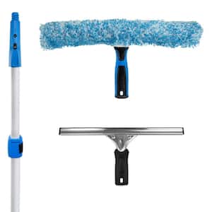 Total Pro Kit with 14 in. Scrubber, 12 in. Squeegee and 6 ft. Telescoping Connect and Clean Pole