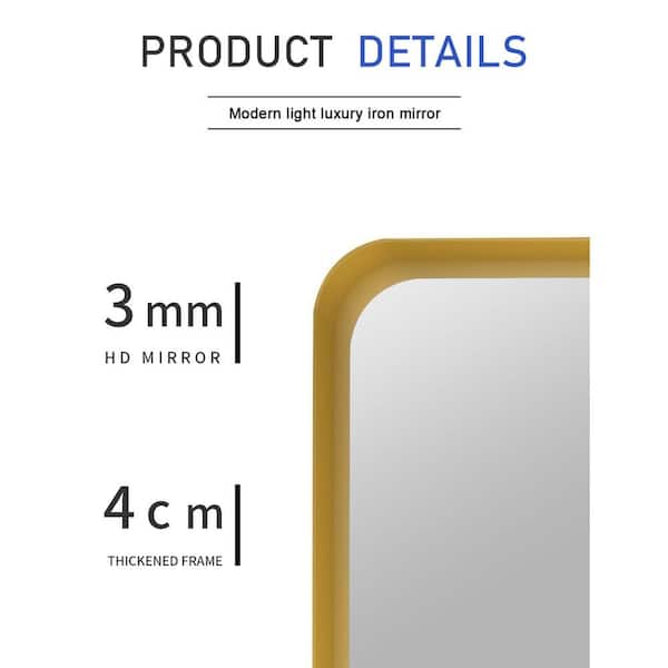 Rectangle Bathroom Mirror with Wood Shelf,Industrial Pipe Frame Vanity  Mirror,Wall Mirrors for Living Room Bathroom Bedroom(34.6 x 23.6 in)