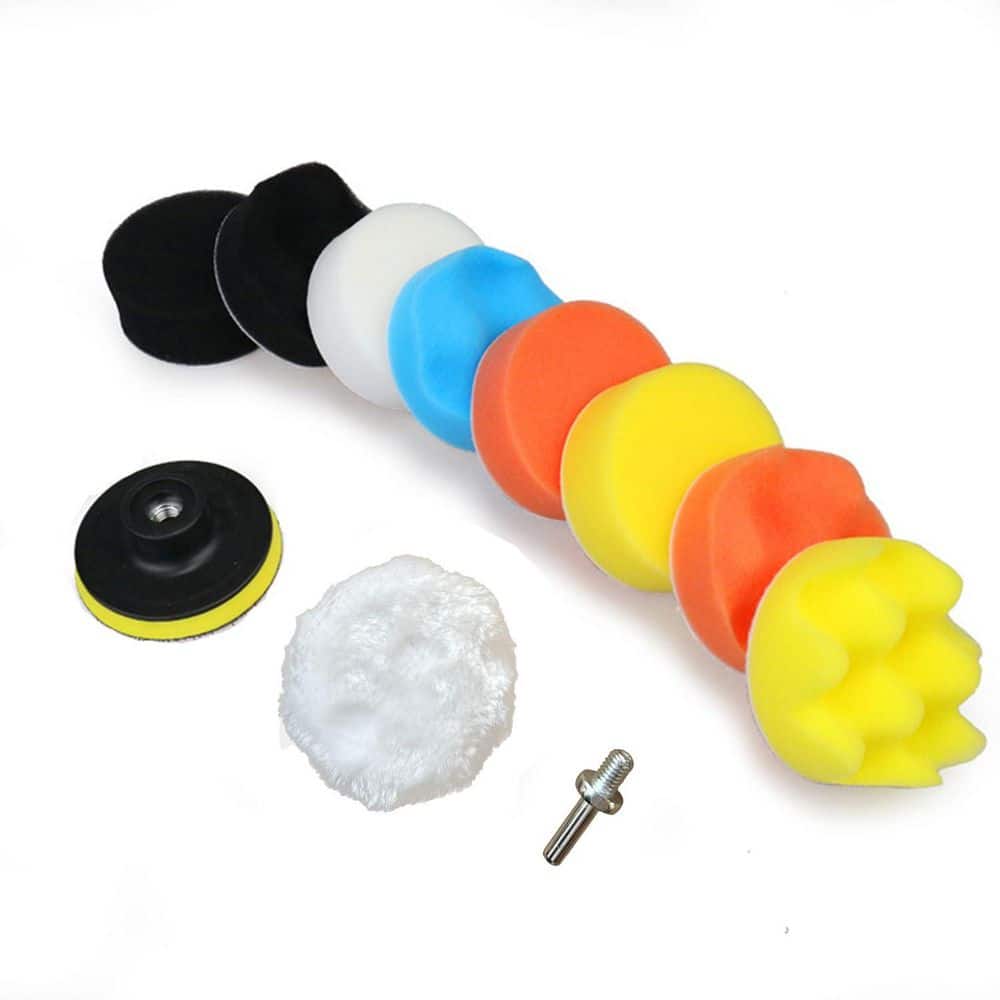 3 Inch Foam Polishing Pad Kit with Drill Adapter and Suction Cup for Car Polishing and Waxing 11 pcs price history on PriceWatchPro