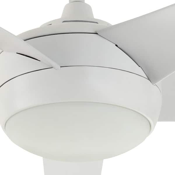 Indoor Led Matte White Ceiling Fan