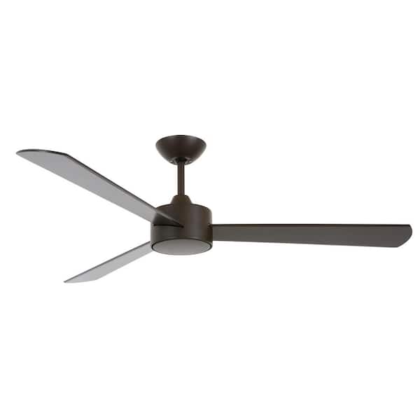 Lucci Air Climate III 52 in. Oil Rubbed Bronze and Dark Koa DC Ceiling Fan