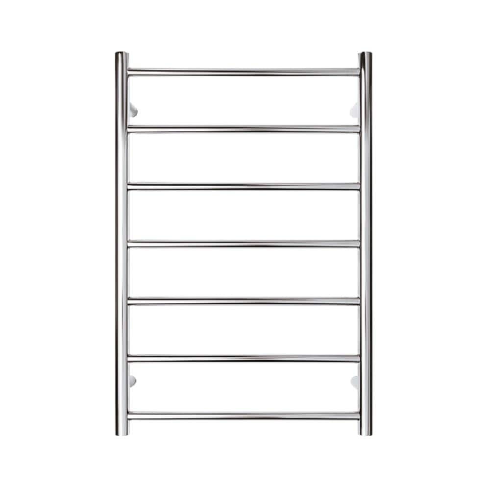 Polished Stainless Steel Wall Mounted Heated Towel Rail