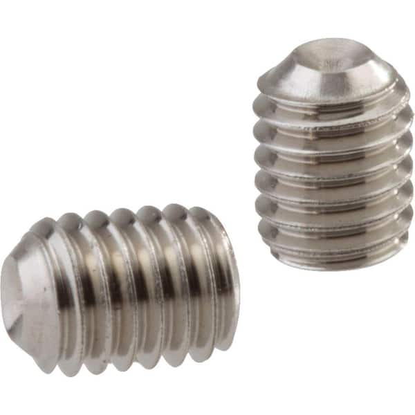 Pair of Bathroom Sink Faucet Handle Set Screws in Chrome