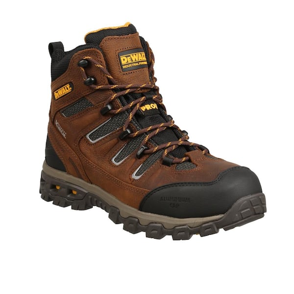 DEWALT Men's Argon Waterproof 6 in. Work Boots - Alloy Toe - Bison Size 8(M)