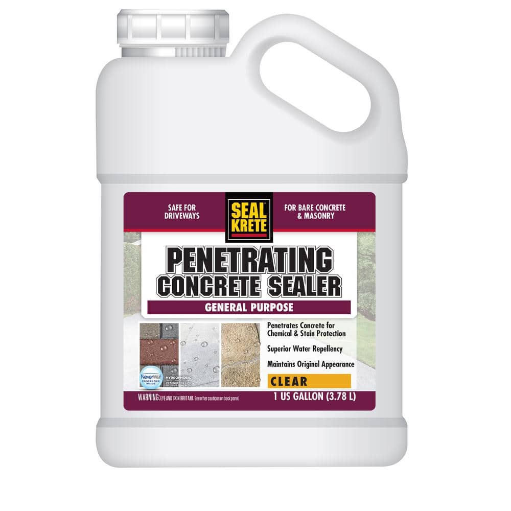 Seal-Krete 1 gal. Penetrating Concrete Sealer 336487 - The Home Depot