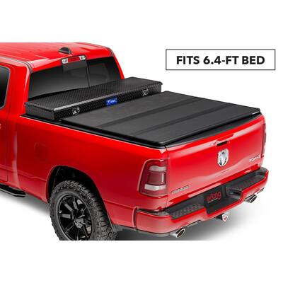 Solid Fold 2.0 Toolbox Tonneau Cover - 09-18 (19 Classic) Ram 1500/10-19 2500/3500 6'4" Bed w/out RamBox