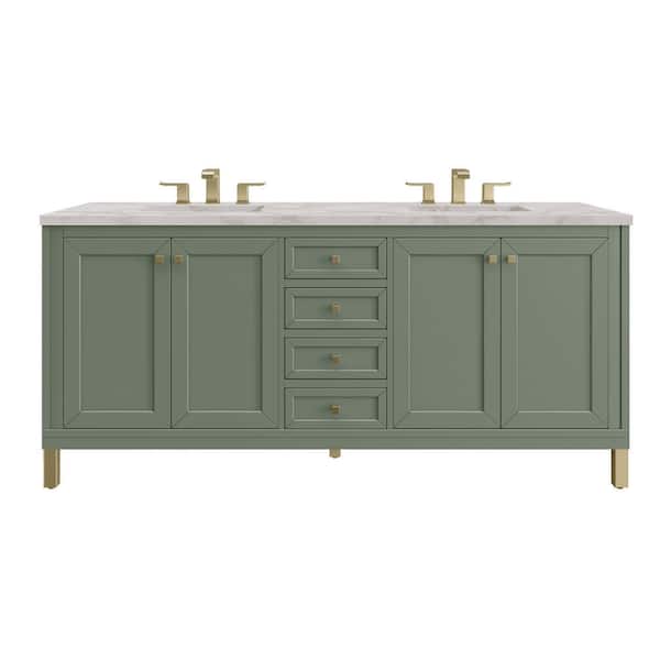 James Martin Vanities Chicago 72.0 in. W x 23.5 in. D x