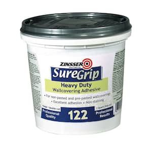 SureGrip 122 1 qt. Clear Heavy Duty Strippable Wallcovering Adhesive (6-Pack)