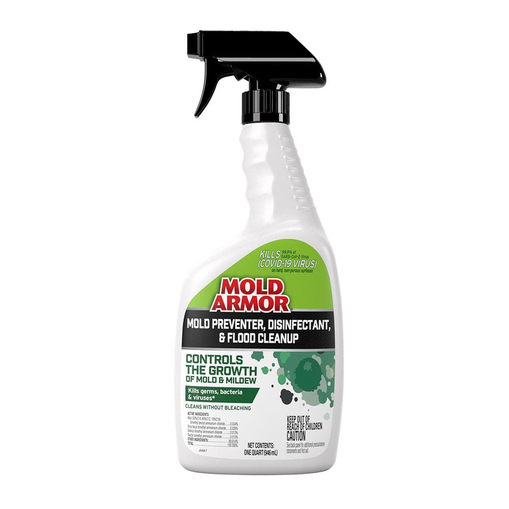 Mold Armor 32 oz. Mold Preventer, Disinfectant and Flood Cleanup, Spray Bottle FG552A The Home
